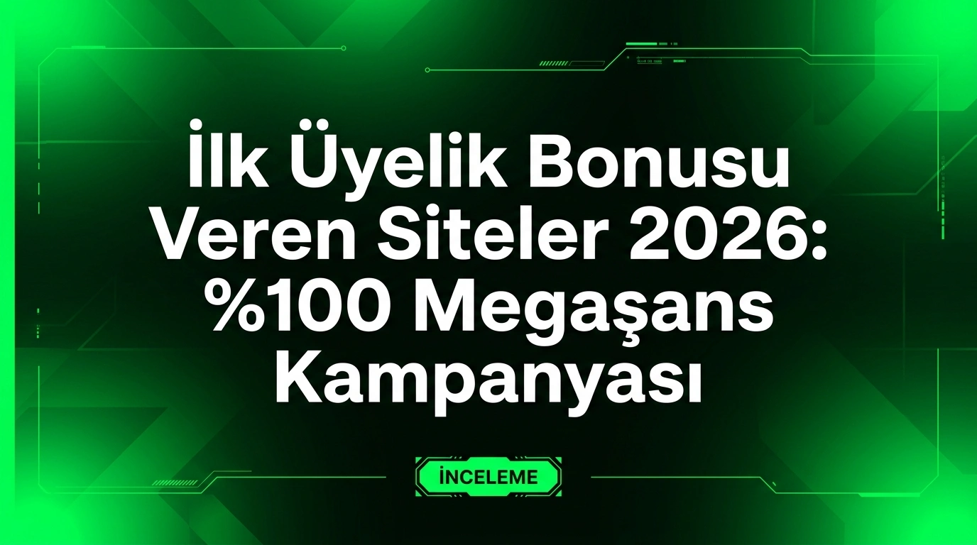 2026 ilk üyelik bonusu veren siteler rehberi için tasarlanmış modern dijital kapak tasarımı