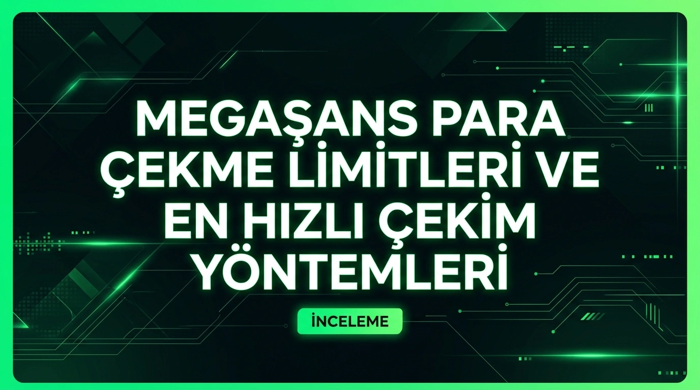 Megaşans para çekme panelinde yer alan Boltpay havale ve kripto hızlı ödeme yöntemlerinin güncel limitleri